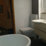 Design Wand WC Anlage-mit Geberith Monolith