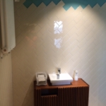 Neues Waschbecken Frontansicht